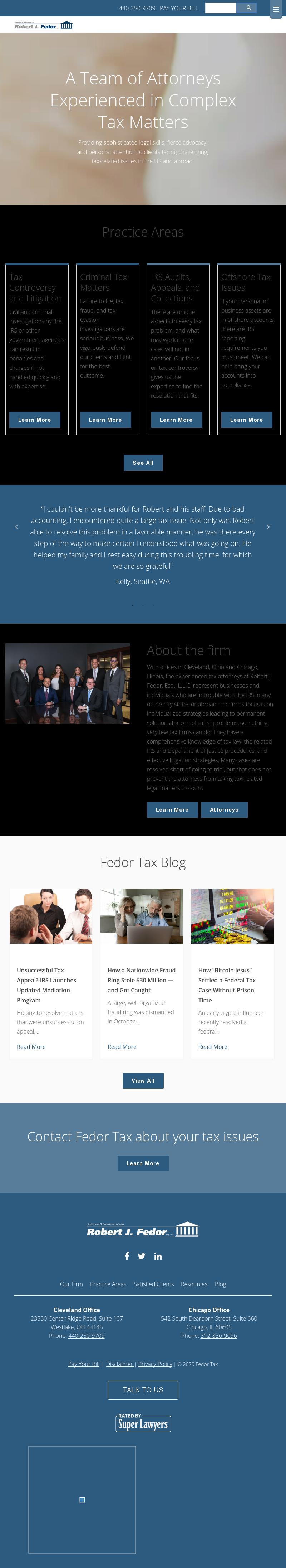 Robert J. Fedor, Esq., L.L.C. - Westlake OH Lawyers