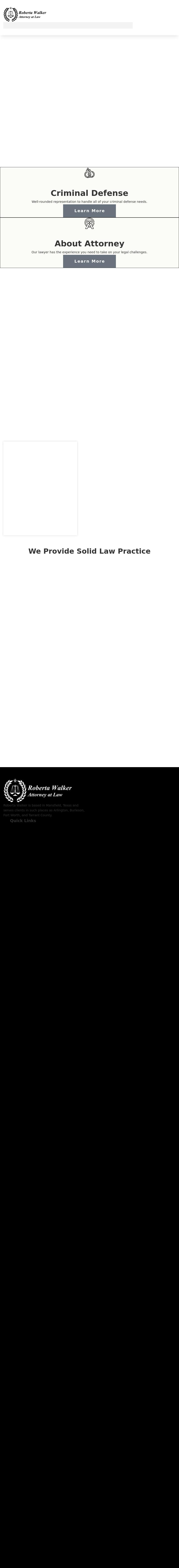 Roberta Walker, Attorney at Law - Mansfield TX Lawyers