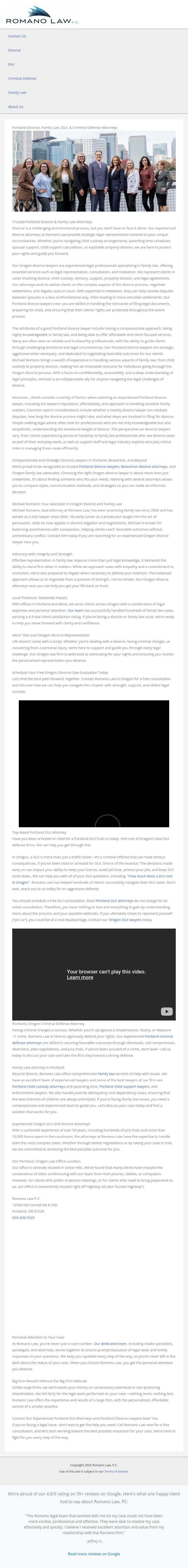 Romano Law, P.C. - Bend OR Lawyers