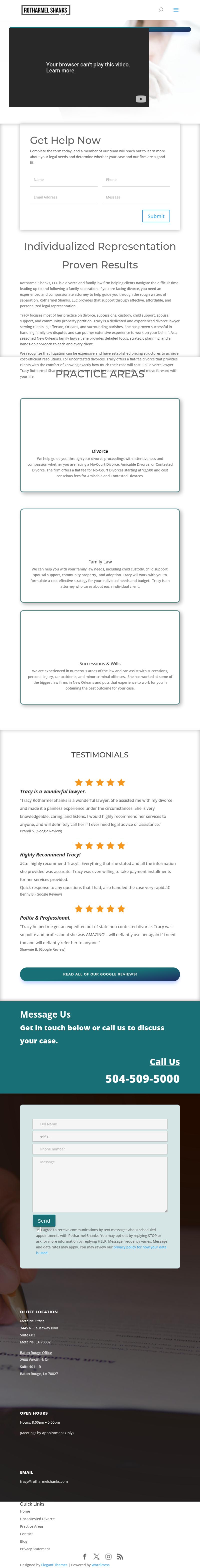 Rotharmel Shanks, LLC - New Orleans LA Lawyers