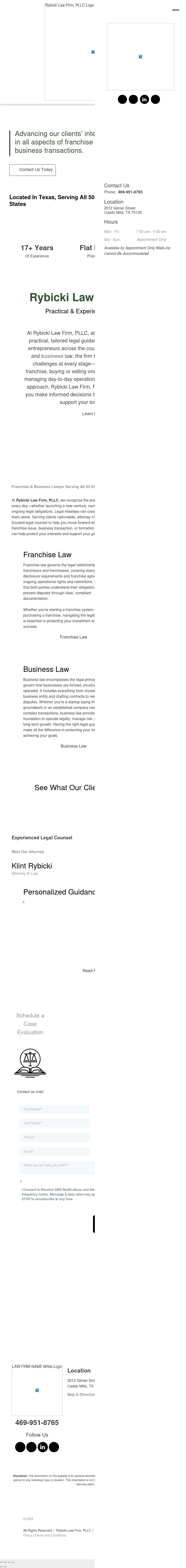 Rybicki Law Firm, PLLC - Royse City TX Lawyers