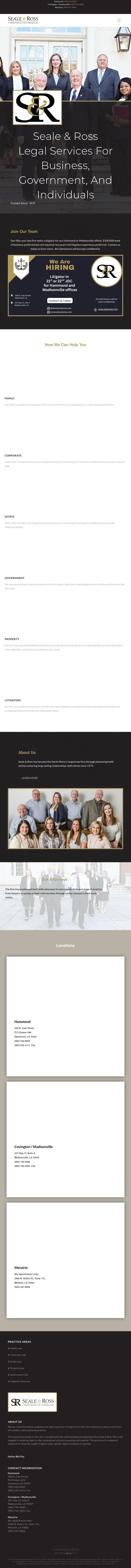 Seale & Ross - Madisonville LA Lawyers