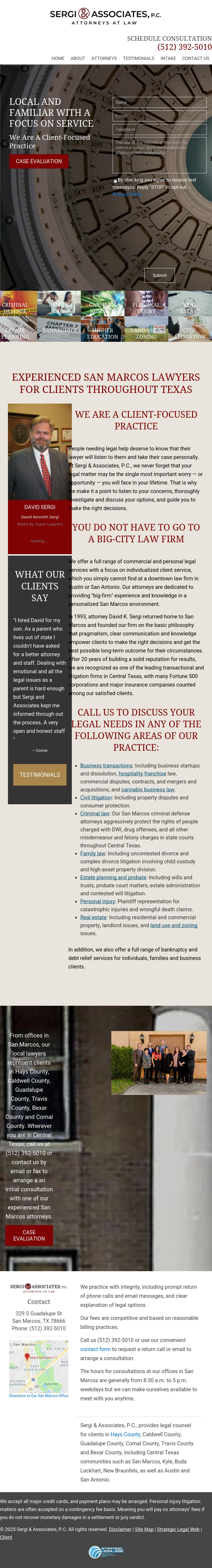 Sergi & Associates, P.C. - San Marcos TX Lawyers