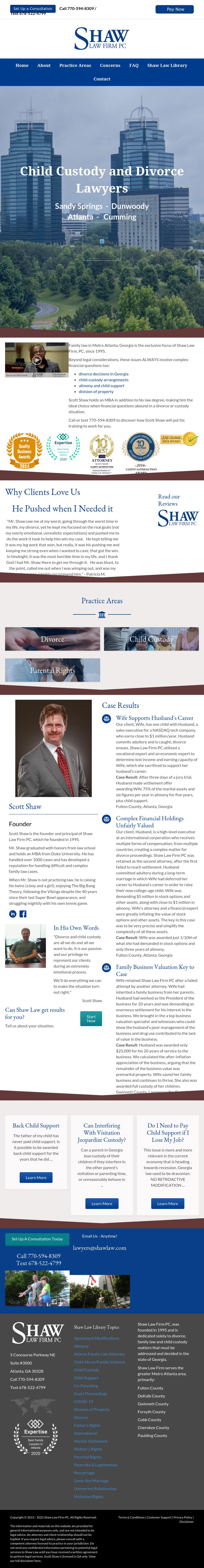 Shaw Law Firm, LLC - Atlanta GA Lawyers