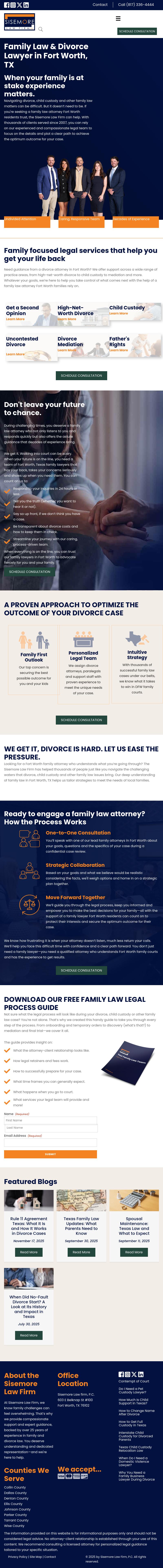 Sisemore Law Firm - Fort Worth TX Lawyers