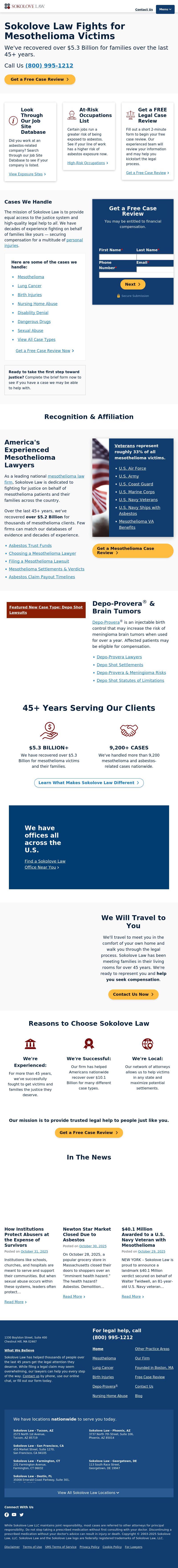 Sokolove Law, LLC - Chestnut Hill MA Lawyers