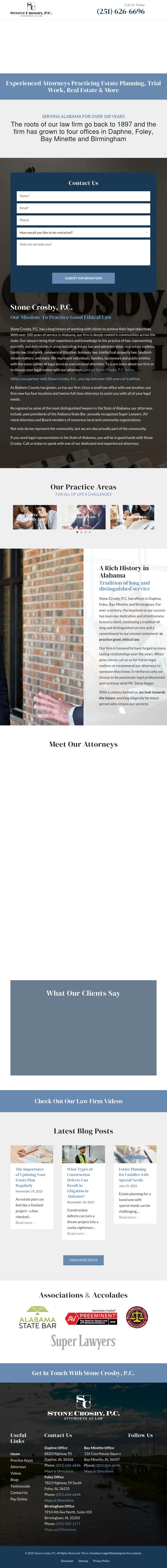 Stone, Granade & Crosby, P.C. - Daphne AL Lawyers