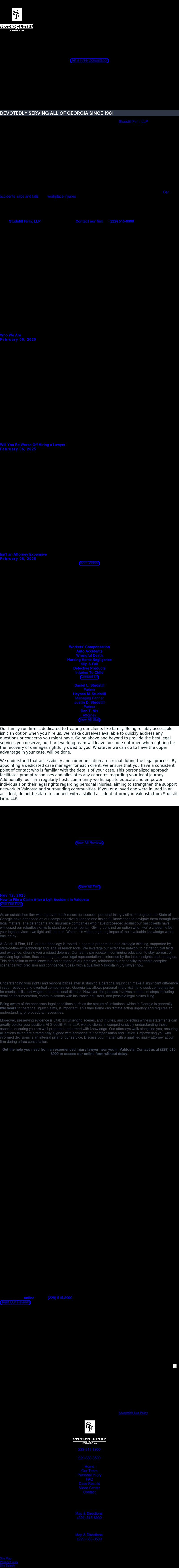 Studstill Firm, LLP - Valdosta GA Lawyers