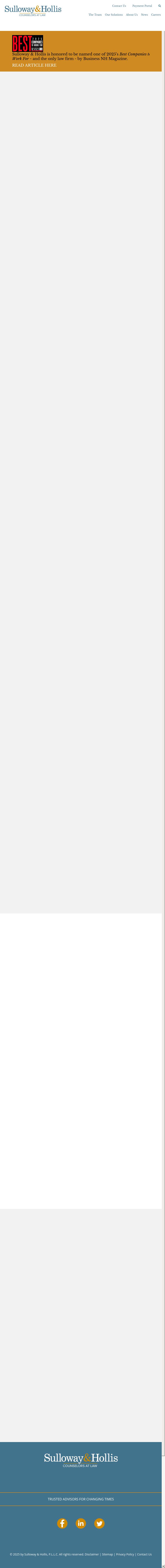 Sulloway & Hollis, P.L.L.C. - Concord NH Lawyers