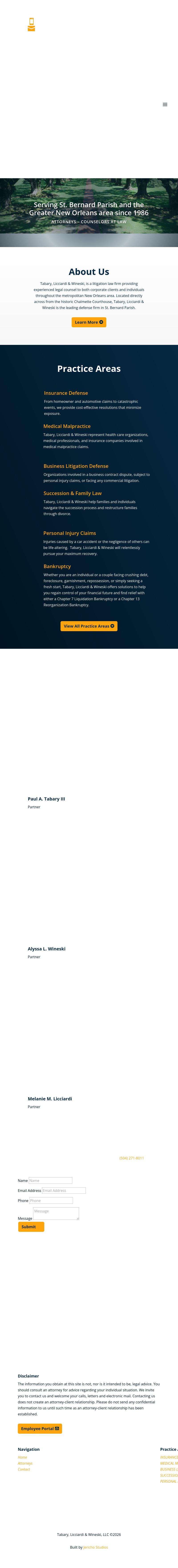 Tabary & Borne, L.L.C. - Chalmette LA Lawyers