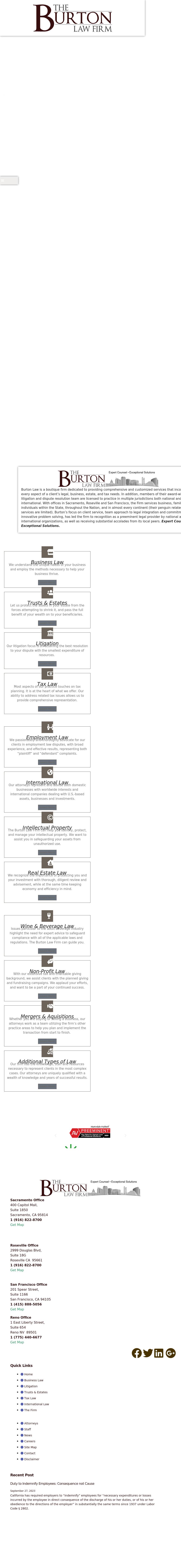 The Burton Law Firm - Sacramento CA Lawyers