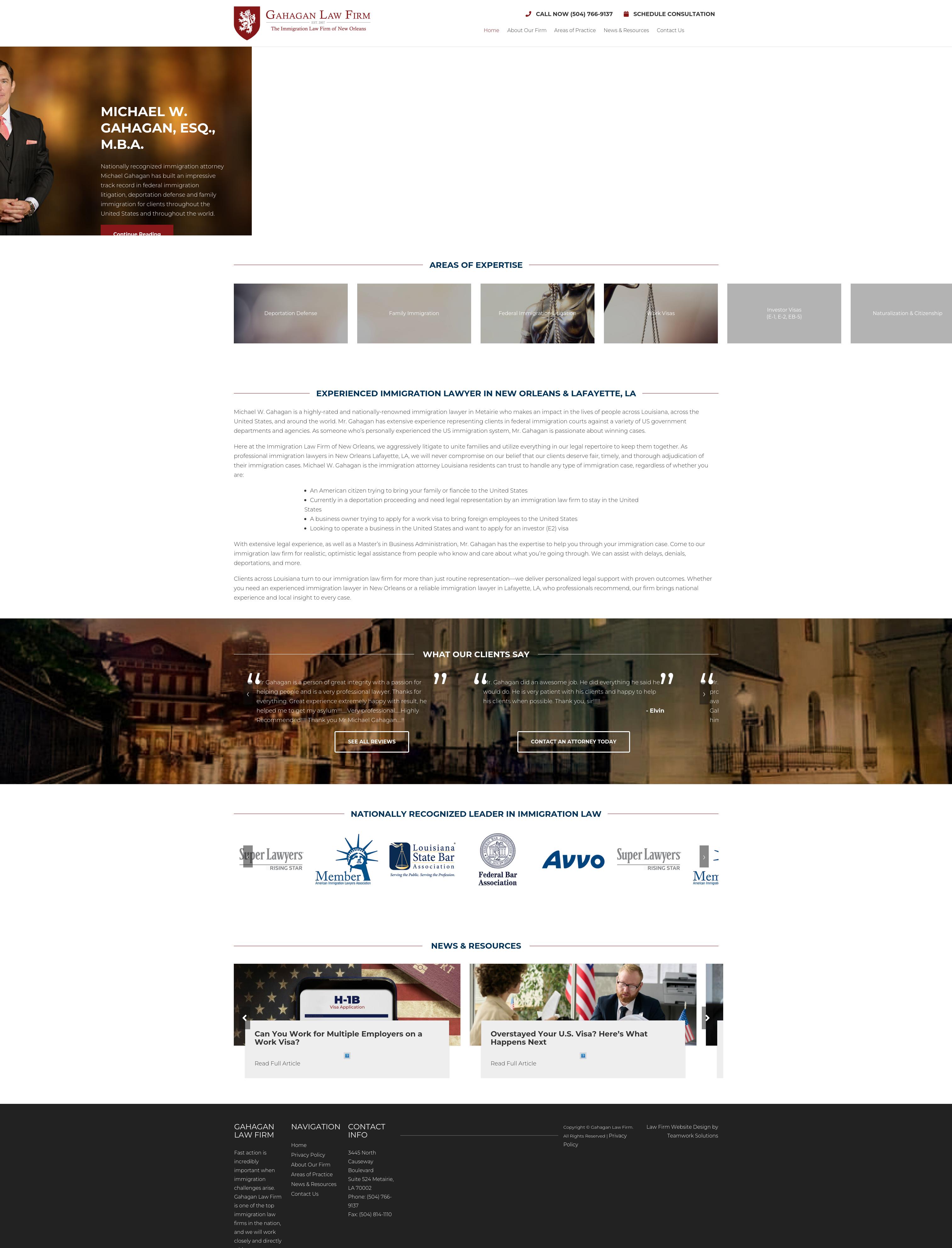 The Immigration Law Firm of New Orleans - Metairie LA Lawyers