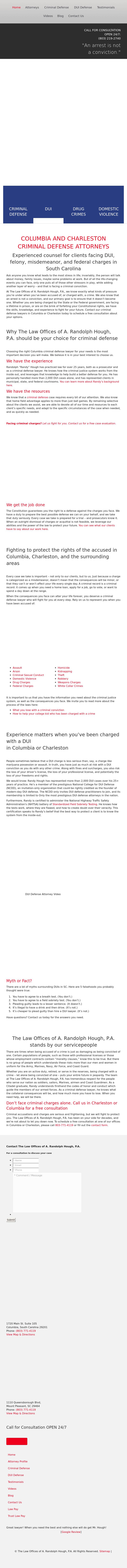 The Law Office of A. Randolph Hough P.A. - Columbia SC Lawyers