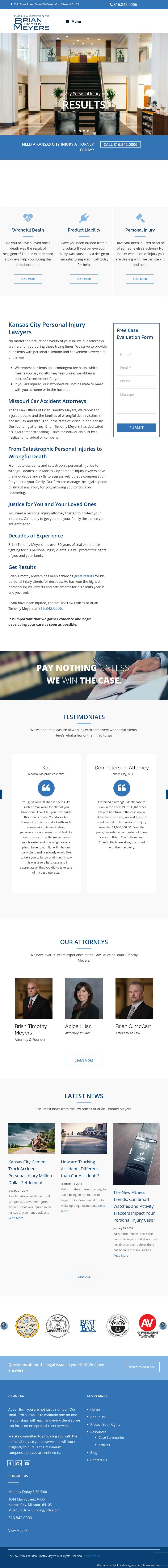 The Law Offices of Brian Timothy Meyers - Kansas City MO Lawyers