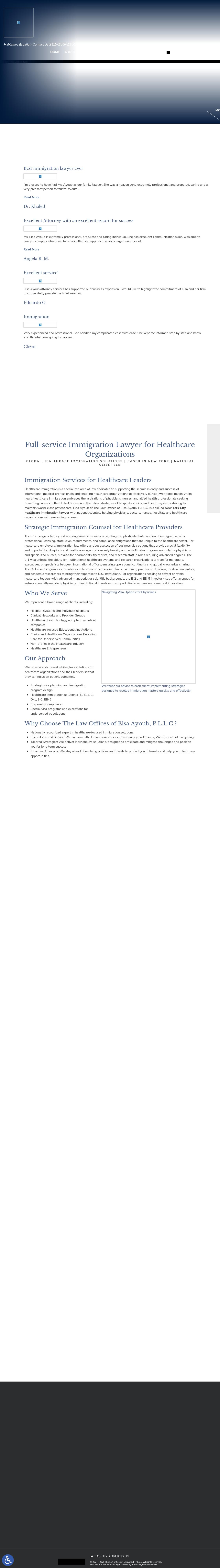 The Law Offices of Elsa Ayoub, P.L.L.C. - New York NY Lawyers