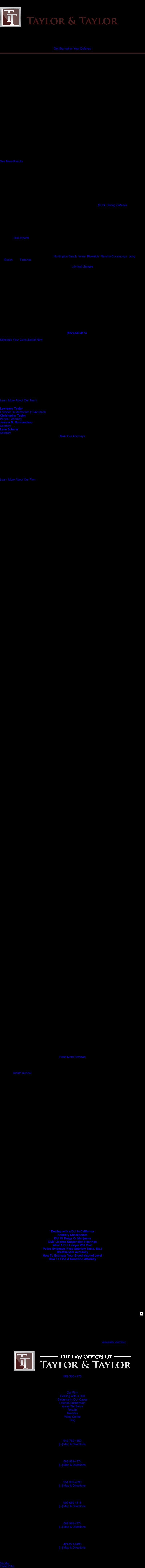 The Law Offices of Lawrence Taylor - Irvine CA Lawyers