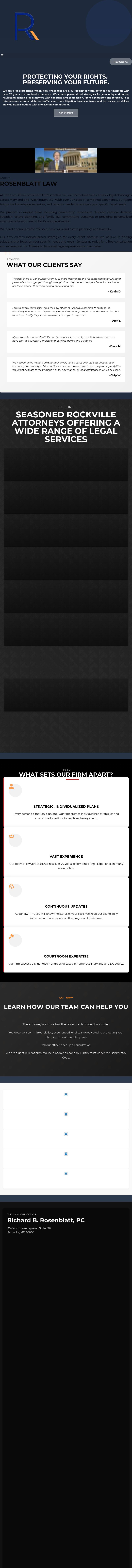 The Law Offices of Richard B. Rosenblatt, PC - Rockville MD Lawyers