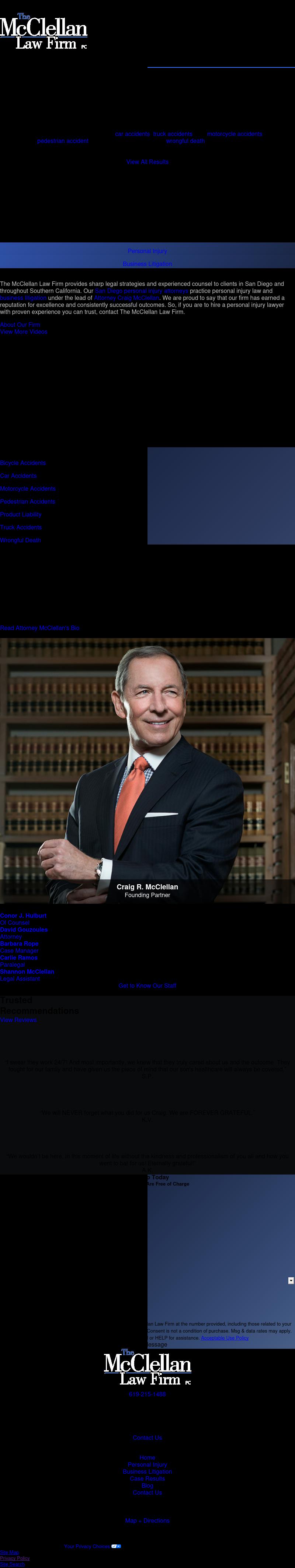 The McClellan Law Firm - San Diego CA Lawyers