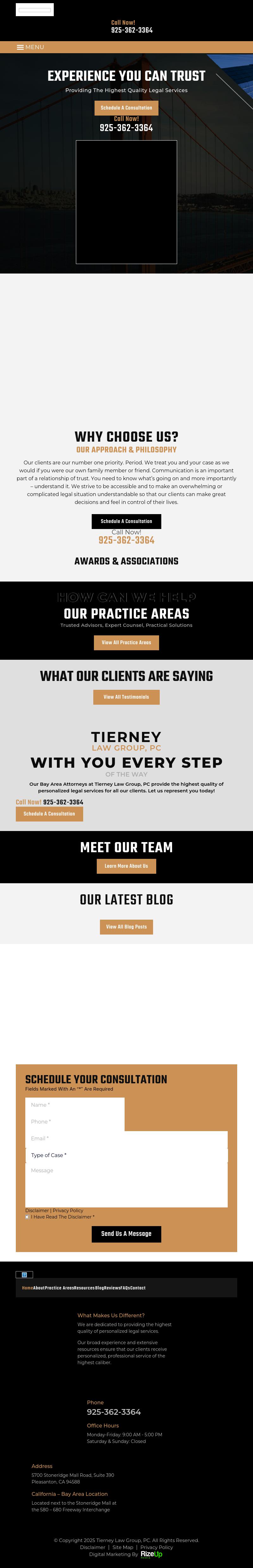 Tierney Law Group, PC - Pleasanton CA Lawyers