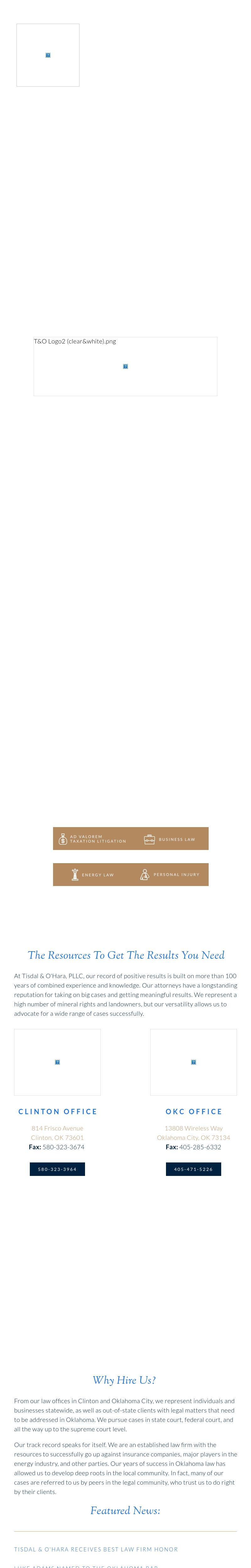 Tisdal & O'Hara, PLLC - Clinton OK Lawyers