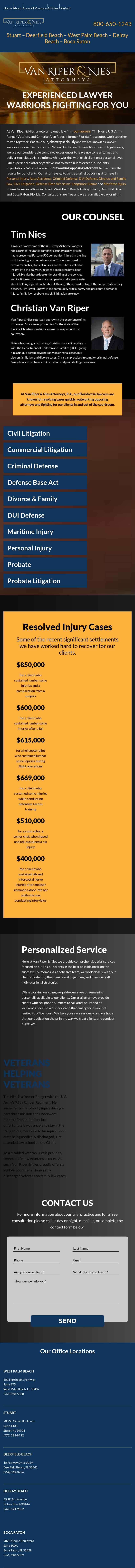 Van Riper & Nies Attorneys - Stuart FL Lawyers