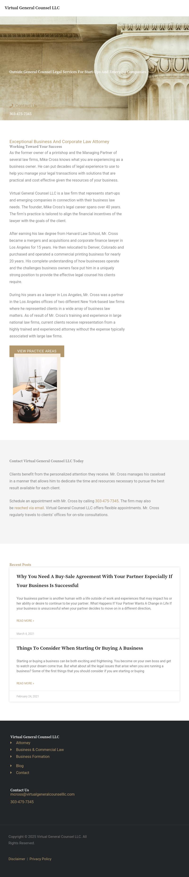 Virtual General Counsel LLC - Centennial CO Lawyers