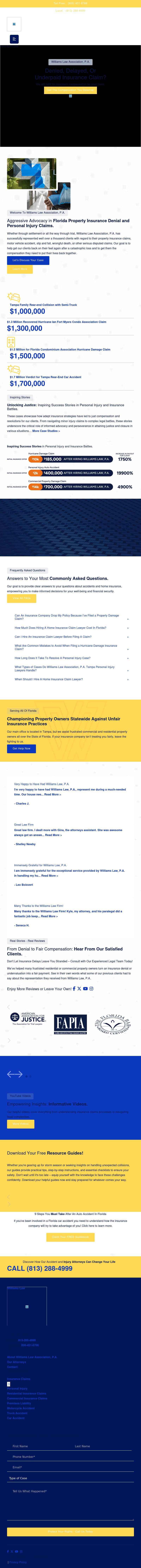 Williams Law Association, P.A. - Brandon FL Lawyers