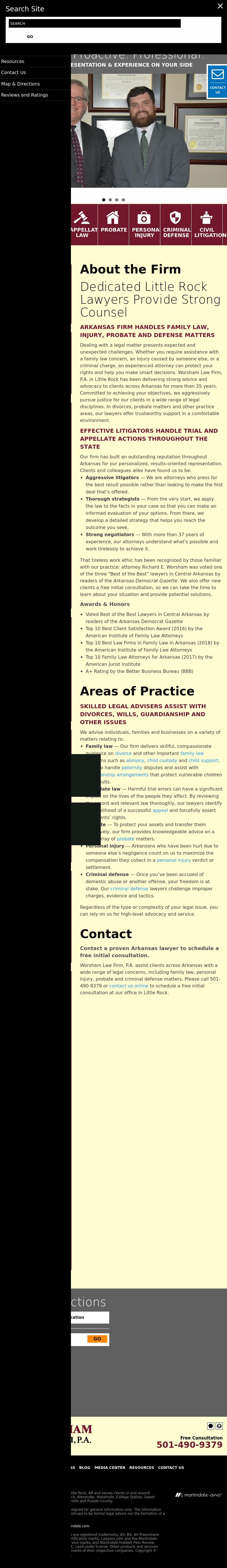 Worsham Law Firm, P.A. - Little Rock AR Lawyers