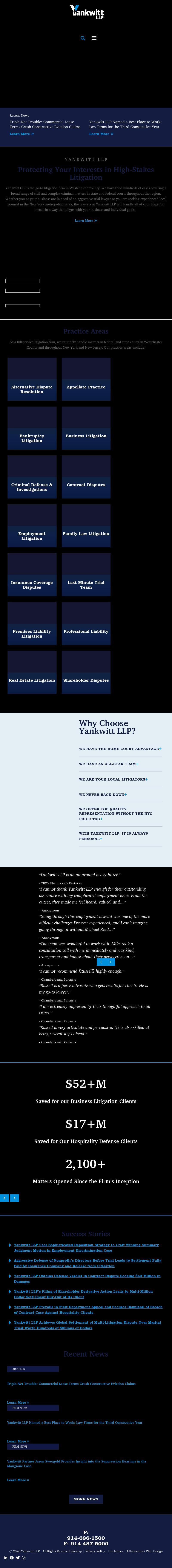 Yankwitt LLP - White Plains NY Lawyers