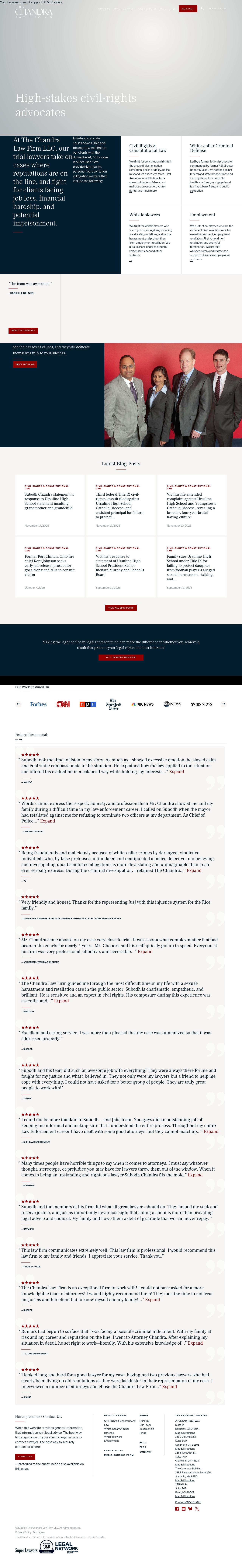 The Chandra Law Firm LLC - Cleveland OH Lawyers