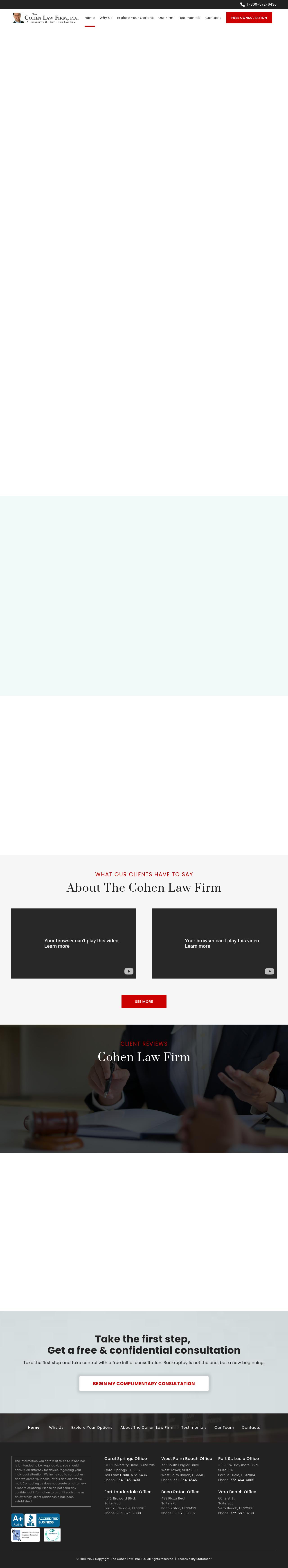 The Cohen Law Firm, P.A. - Coral Springs FL Lawyers