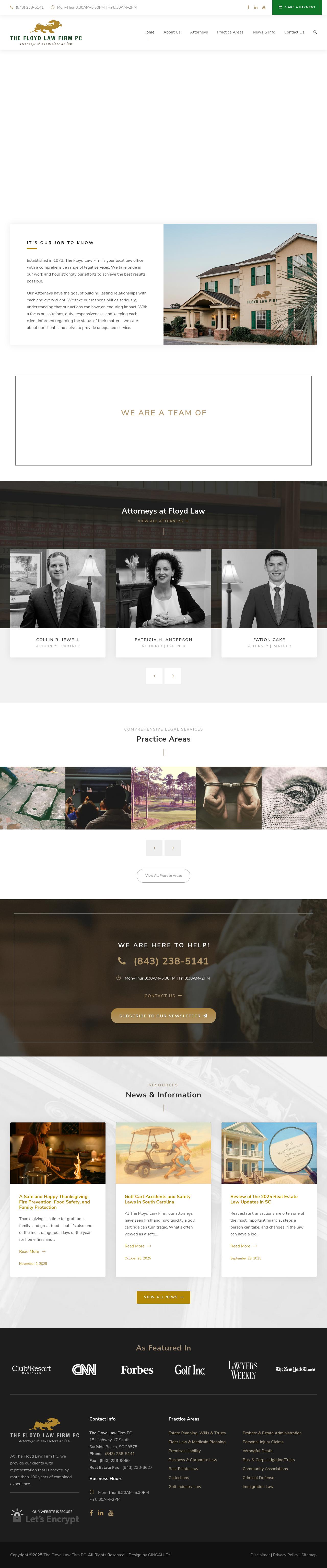 The Floyd Law Firm PC - Surfside Beach SC Lawyers