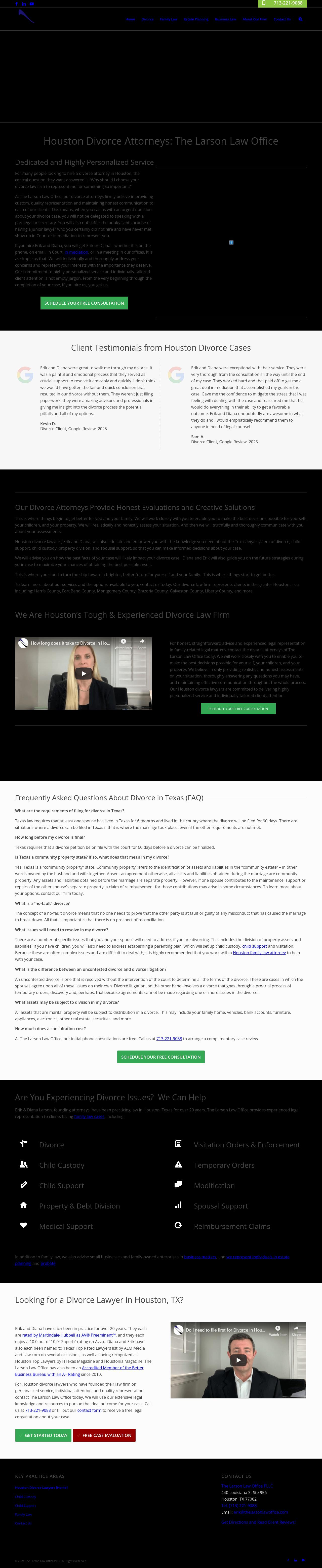 The Larson Law Office PLLC - Houston TX Lawyers