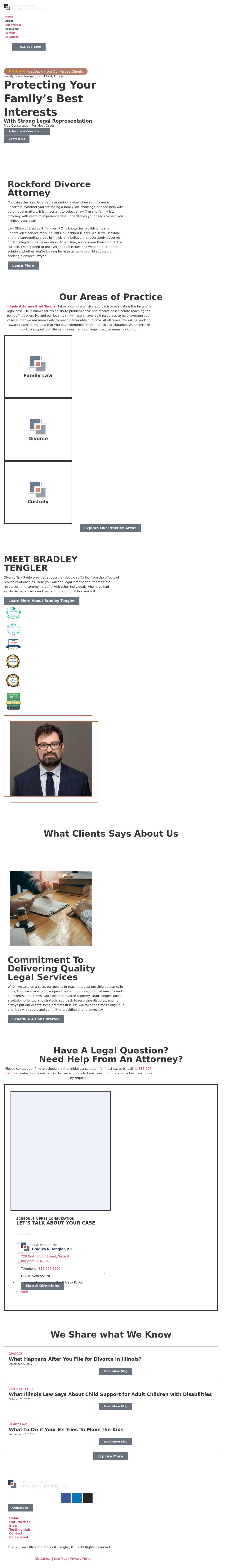 The Law Office of Bradley R. Tengler, Inc. - Rockford IL Lawyers