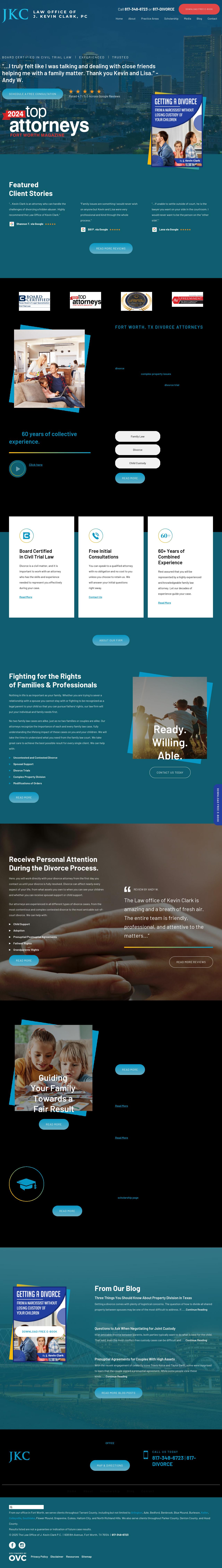 The Law Office of J. Kevin Clark P.C. - Fort Worth TX Lawyers