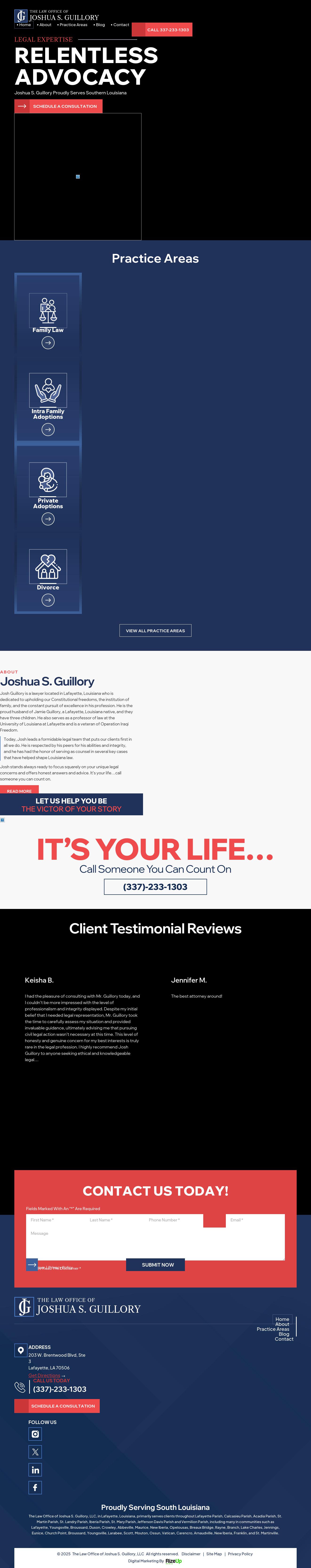The Law Office of Joshua S. Guillory, LLC - Lafayette LA Lawyers