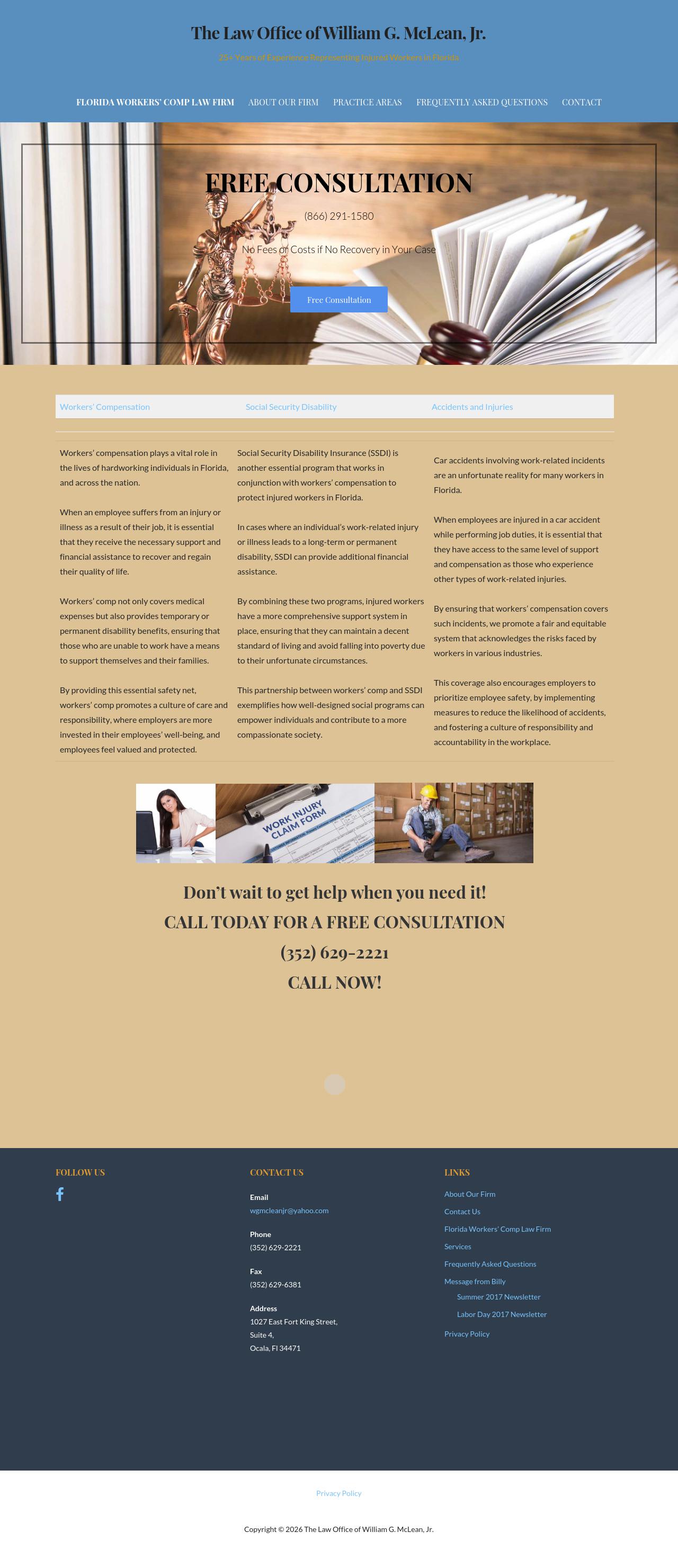 The Law Office of William G. McLean, Jr. - Ocala FL Lawyers