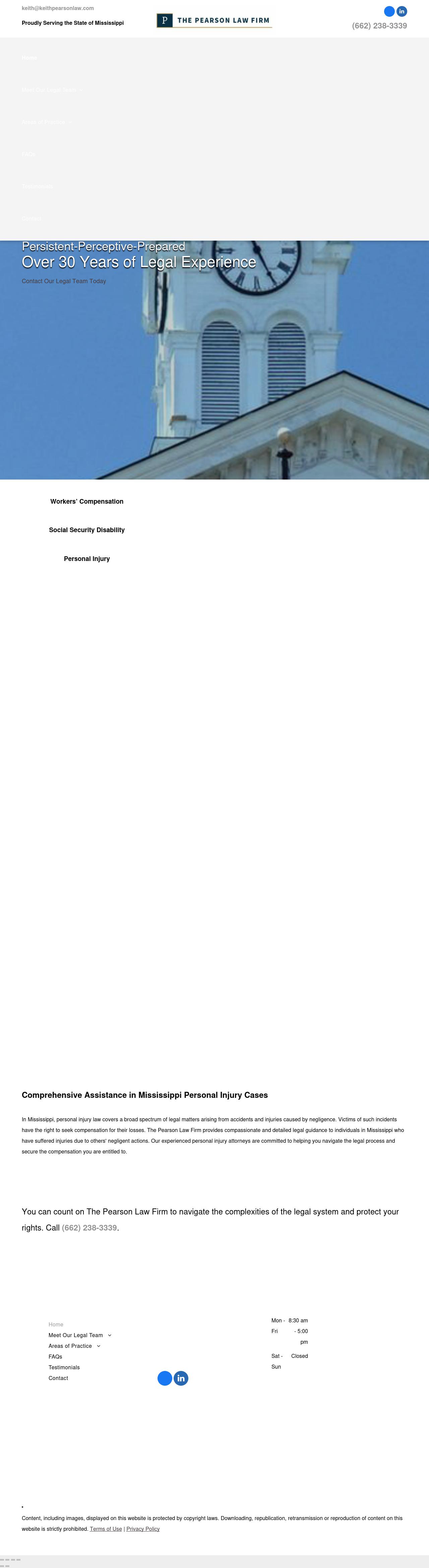 The Pearson Law Firm - Oxford MS Lawyers