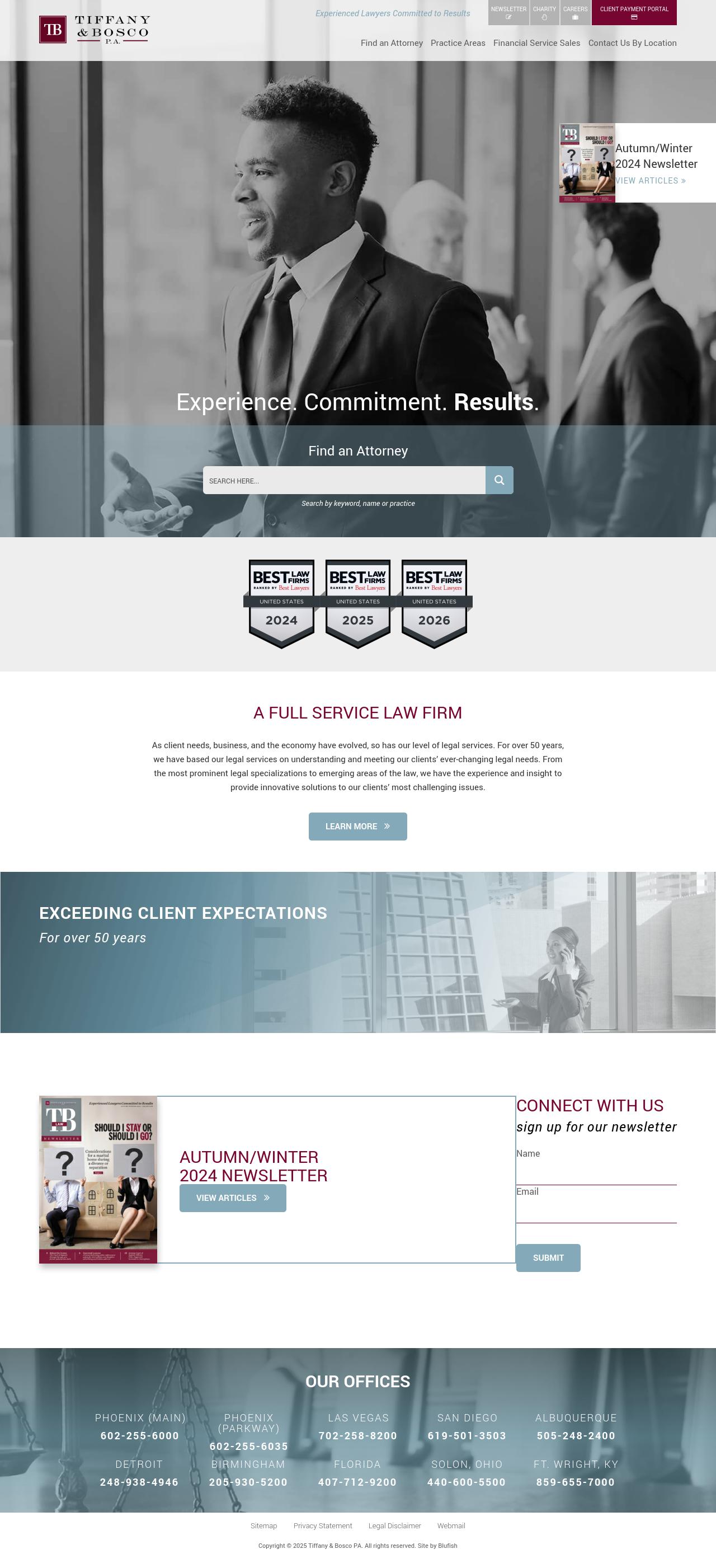 Tiffany & Bosco, P.A. - Phoenix AZ Lawyers