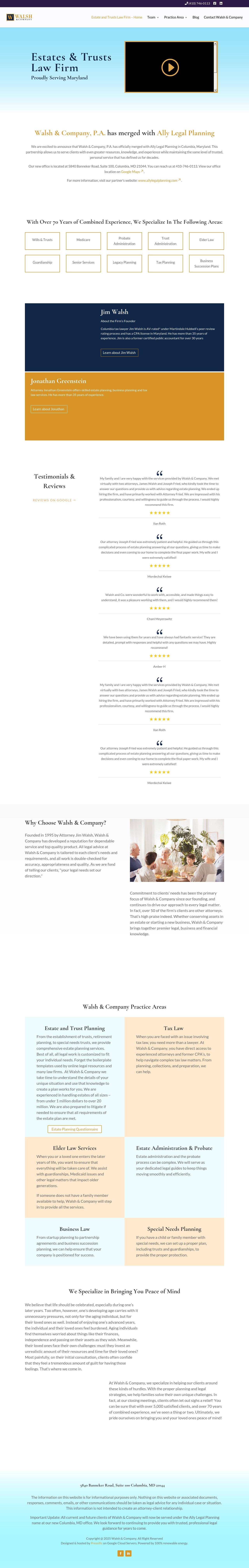 Walsh & Company, P.A. - Columbia MD Lawyers