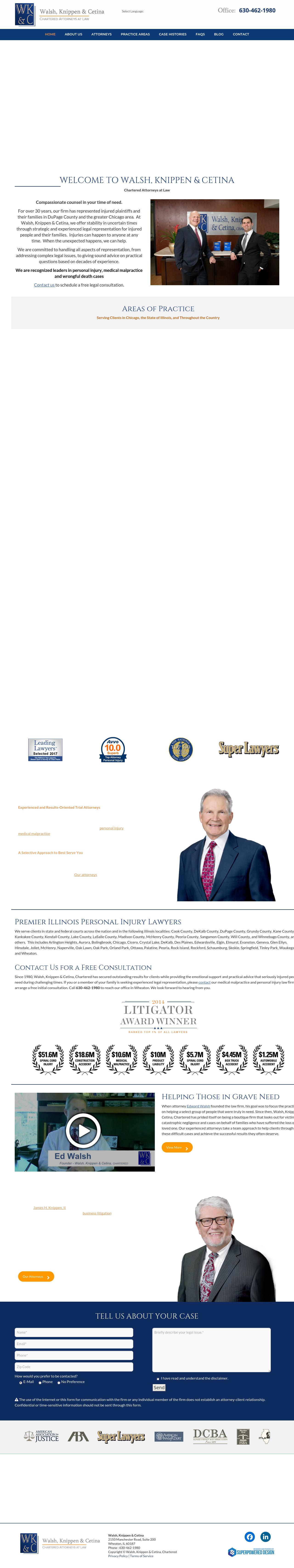 Walsh, Knippen, Pollock & Cetina, Chartered - Wheaton IL Lawyers