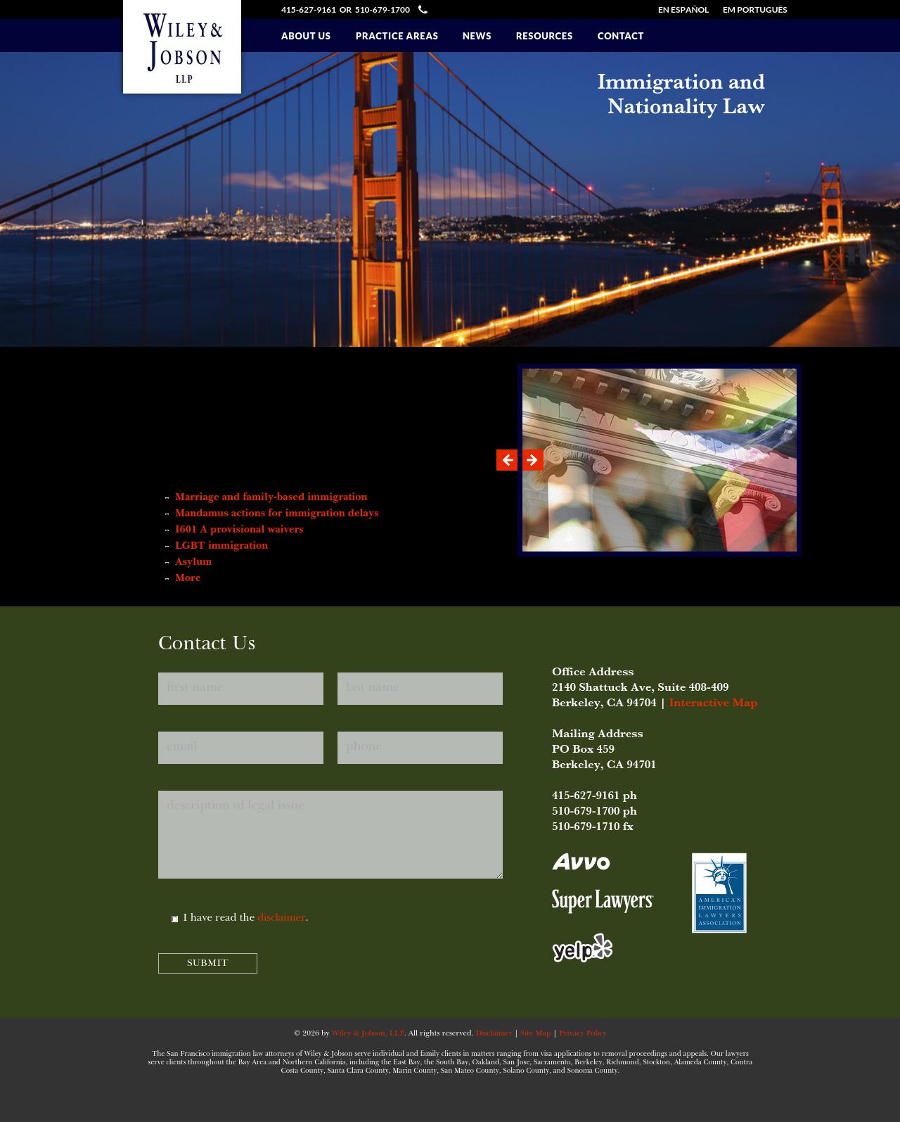 Wiley & Jobson, a Professional Corporation - San Francisco CA Lawyers