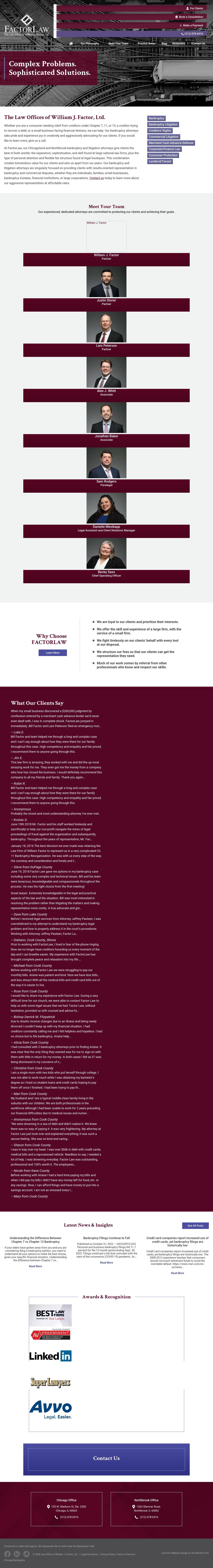 William Factor - Chicago IL Lawyers