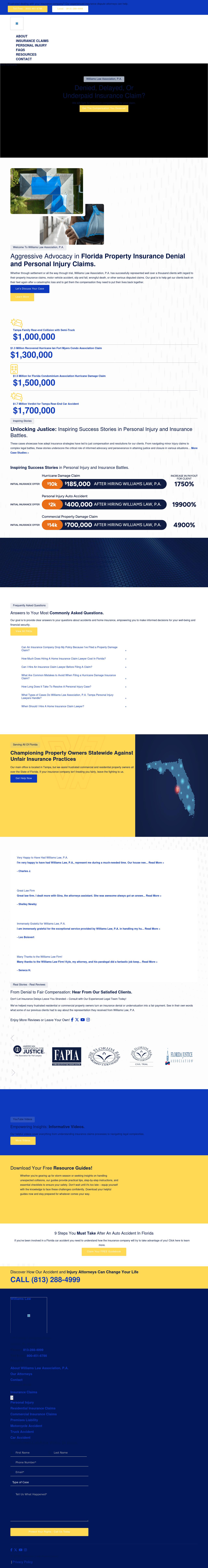 Williams Law Association, P.A. - Brandon FL Lawyers