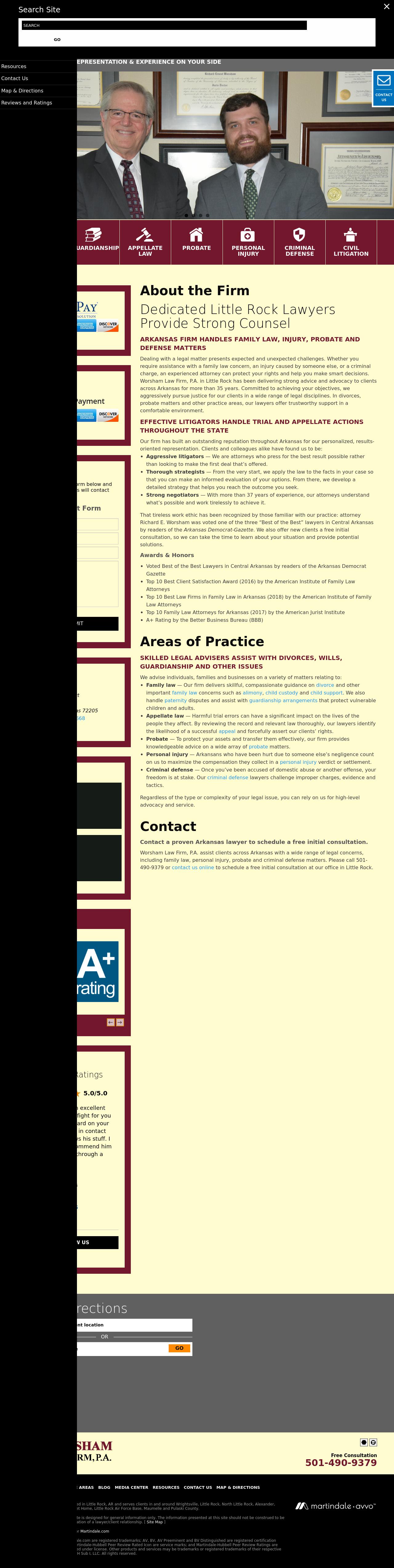 Worsham Law Firm, P.A. - Little Rock AR Lawyers