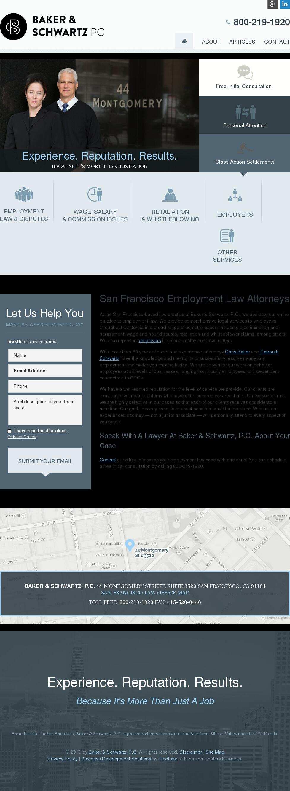 Baker & Schwartz, P.C. - San Francisco CA Lawyers