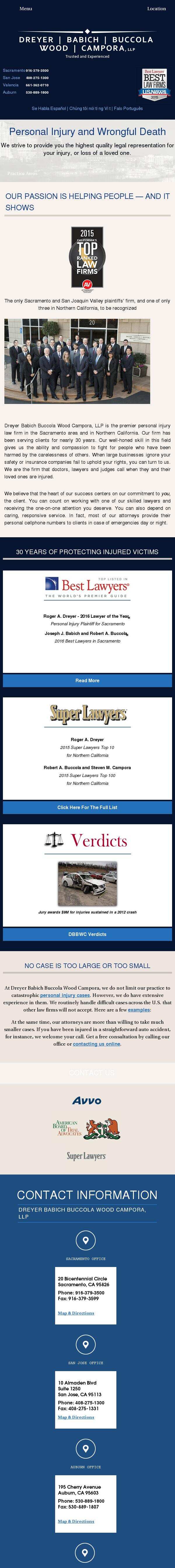 Dreyer Babich Buccola Wood Campora, LLP - Valencia CA Lawyers