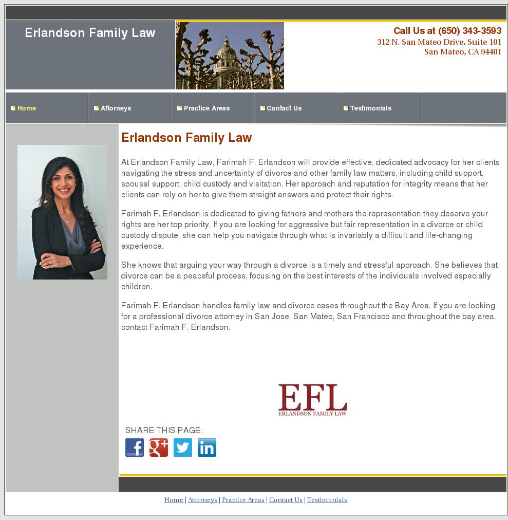 Erlandson Family Law - Belmont CA Lawyers