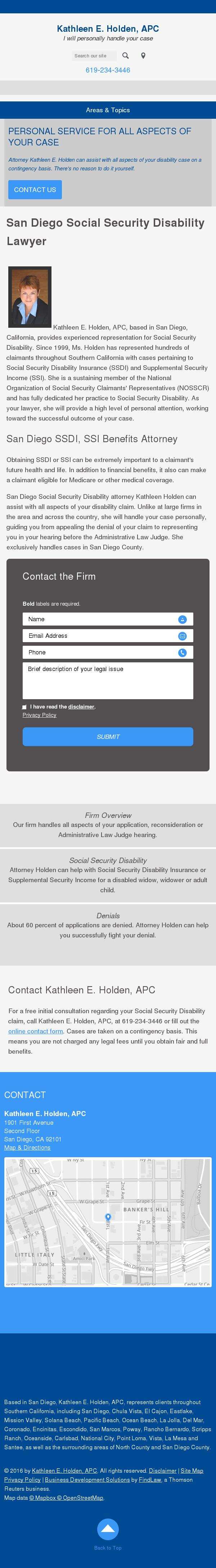 Kathleen E. Holden, APC - San Diego CA Lawyers