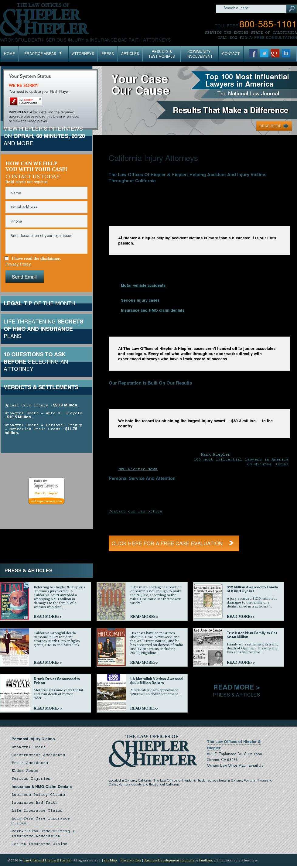 Law Offices of Hiepler & Hiepler - Oxnard CA Lawyers
